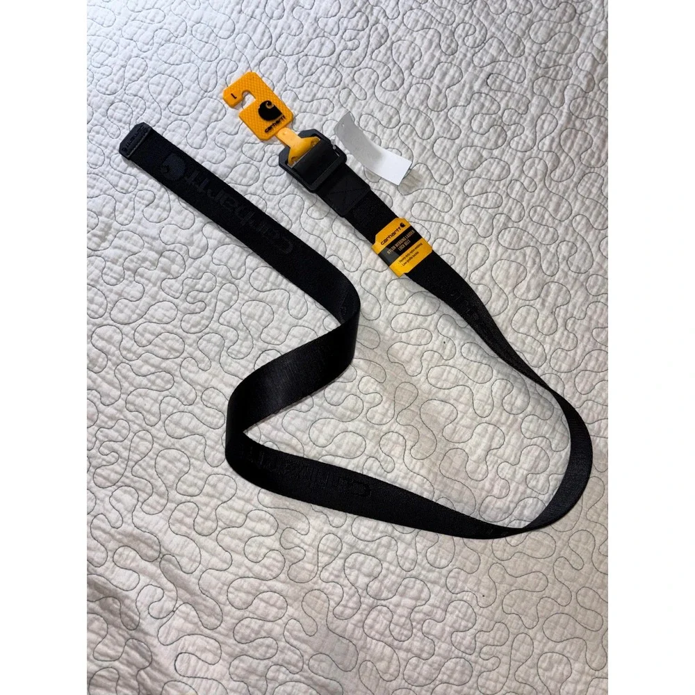 Carhartt Mens Nylon Webbing Ladder Lock Belt Black Large